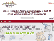 Tablet Screenshot of calgarytapingtools.com